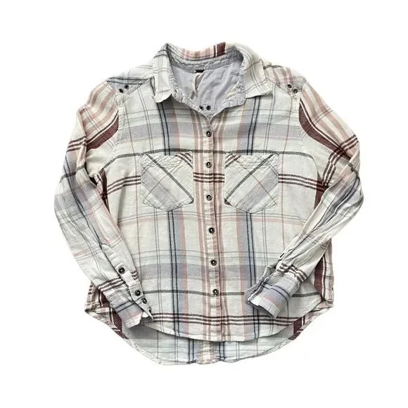 FREE PEOPLE Wesley button down shirt Size XS - Picture 2 of 7